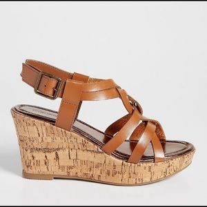 Elsa Braid Cork Wedge